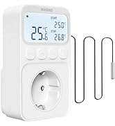 Inkbird ITC-C216T Thermostat Socket, Temperature Controller with Sensor, Temperature Controller with Timer H...